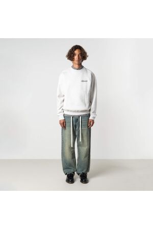 Quotrell Quotrell futura crewneck sw004 Trui 9844 light grey melee/blu