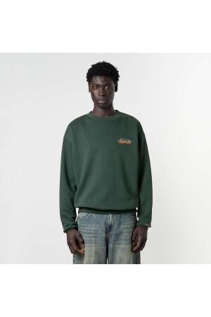 Quotrell Quotrell futura crewneck sw004 Trui 9852 petrol/orange