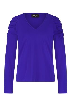 LADY DAY LADY DAY noor l21.375.2750 T-shirt Lange mouw cobalt blue
