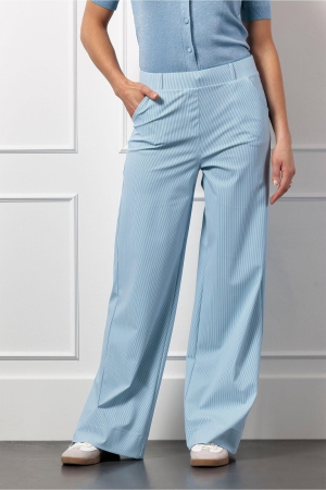 Studio Anneloes Studio Anneloes lexie stripe trousers 12903 Broek 1160 off white/petrol