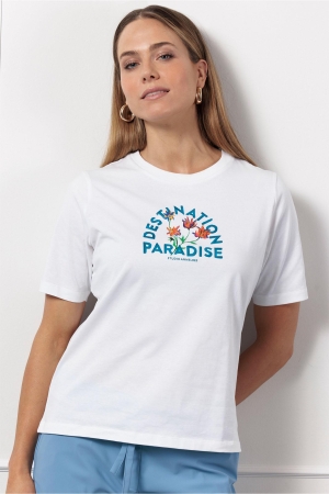 Studio Anneloes Studio Anneloes paradise tshirt 12942 T-shirt Korte mouw 1000 white