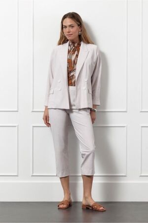 Studio Anneloes Studio Anneloes anne linen look trousers 13015 Broek 1722 ecru/latte