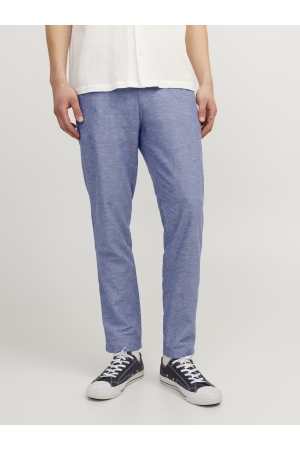 Jack & Jones Jack & Jones jpstace summer linen blend chino pant sn Chino faded denim melange