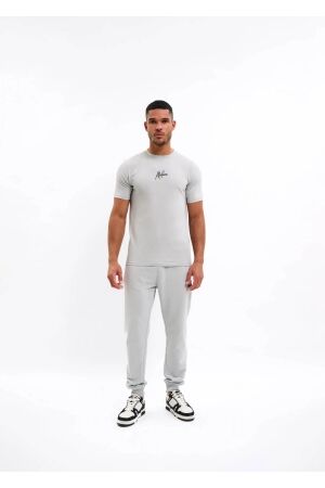 Malelions Malelions striped signature sweatpants mm1-aw25-09 Trainingsbroeken 691 ocean grey