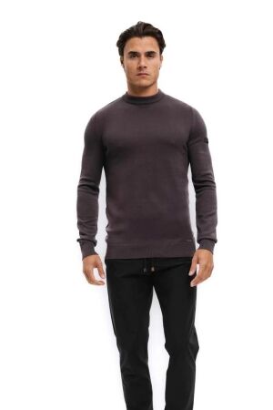 Malelions Malelions knitted crewneck mm3-aw25-05 Trui 696 mulch brown
