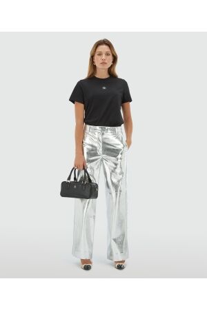 Josh V Josh V dorie label jv-2509-0003 T-shirt Korte mouw 300 black