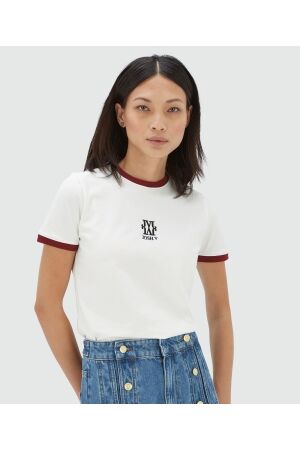 Josh V Josh V loren jv-2510-0001 T-shirt Korte mouw 033 off white
