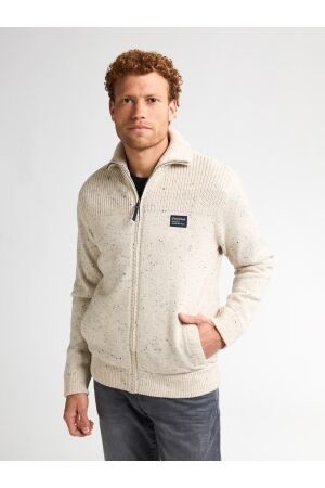 Petrol Petrol knitwear collar cardigan m-3050-kwc283 Vest 0009 antique white melee