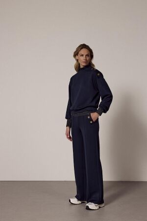 Tramontana Tramontana technical sweat wide-leg trousers c12-18-101 Broek 005032-midnight