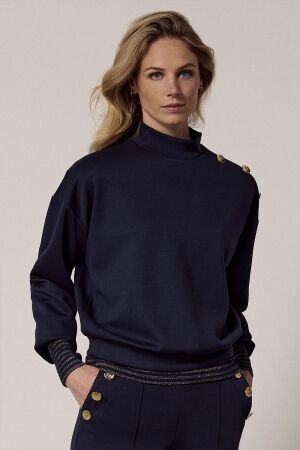 Tramontana Tramontana technical sweat jumper c12-18-601 Trui 005032-midnight