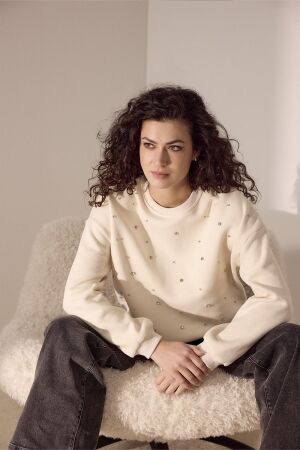 Tramontana Tramontana embellished jumper c19-18-601 Trui 006800-stone