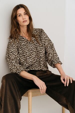 Maicazz Maicazz rionn wi25.20.001 Blouse animal brown