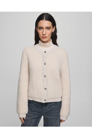 MSCH Copenhagen MSCH Copenhagen mschnerida knit jacket 19389 Vest oatmeal