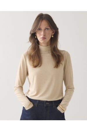 Summum Summum top soft lurex 3s5233-30644 Sweater 139 prosecco