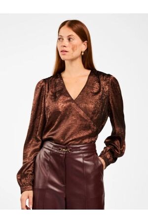 Aaiko Aaiko lyda shine pes 509 T-shirt Lange mouw 161325 copper