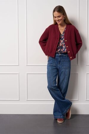 Studio Anneloes Studio Anneloes josephine structure jacket 13206 Jackets 3002 bordeaux