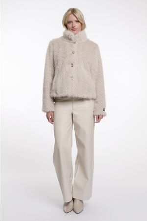 Rino & Pelle Rino & Pelle single breasted jacket vie.7032514 Jackets 10989 birch dessin