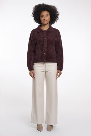 Rino & Pelle Rino & Pelle boxy jacket bubbly.5002514 Jackets 10873 chocolate bean