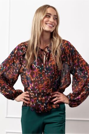 Studio Anneloes Studio Anneloes mitzi flower blouse 13183 Blouse 9997 multi color