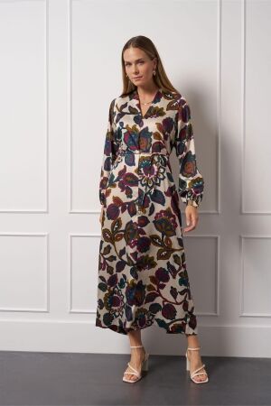 Studio Anneloes Studio Anneloes rio satin flower dress 13217 Jurk 9997 multi color