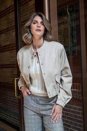 Elvira Casuals Elvira Casuals bomber jenny e4 25-008 Jackets 44 sand