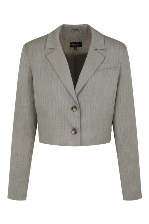 Elvira Casuals Elvira Casuals blazer claire e4 25-018 Blazers 384 taupe stripe