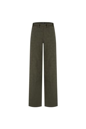 LADY DAY LADY DAY phoebe brushed l14.875.2945 Broek dark olive