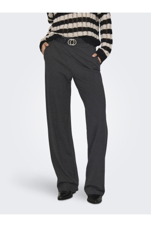 Only Only onlpoptrash life mw straight pnt noos Broek dark grey melange