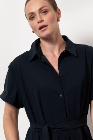 Studio Anneloes Studio Anneloes louna blouse dress 13052 Zomerjurkjes 6900 dark blue