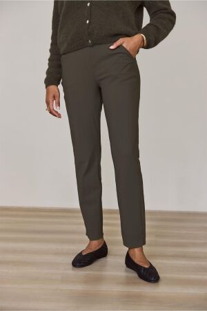 Studio Anneloes Studio Anneloes anne bonded trousers 94819 Broek 7400 new army