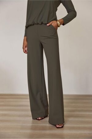Studio Anneloes Studio Anneloes lexie long bonded trousers 94810 Broek 7400 new army