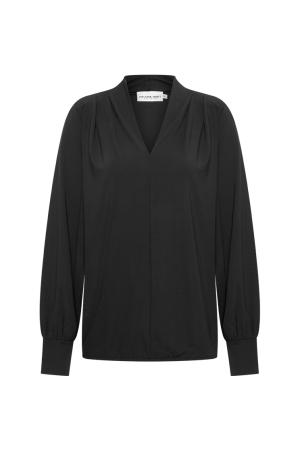 Helena Hart Helena Hart top jozzy soft 7677 T-shirt Lange mouw zwart