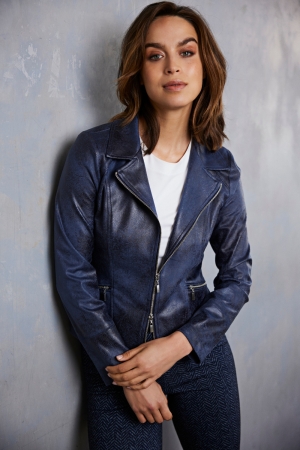 Helena Hart Helena Hart zipper biker 7288 Jackets jeans