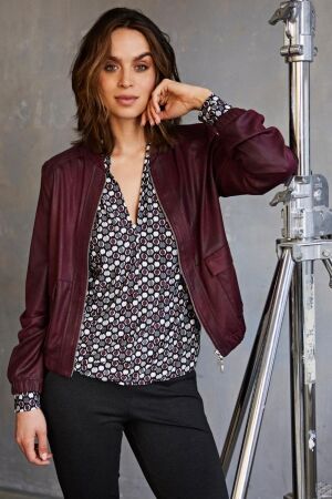 Helena Hart Helena Hart bomba biker 7629 Jackets wine
