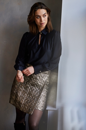 Helena Hart Helena Hart rok gigi metalic 7695 zwart - brons