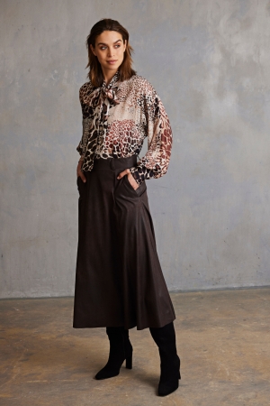 Helena Hart Helena Hart blouse jolien kitty 7676kit Blouse camel