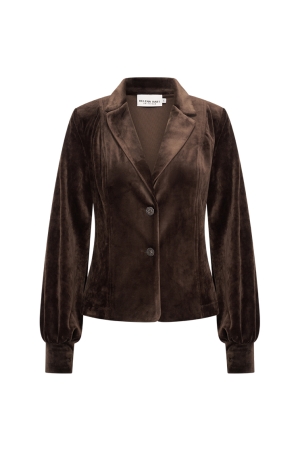 Helena Hart Helena Hart blazer lora velour 7640 Blazers choco