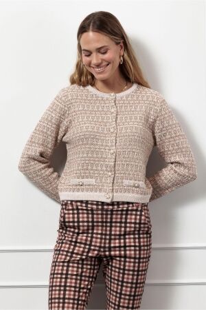 Studio Anneloes Studio Anneloes chandra gold cardigan Vest 0002 gold