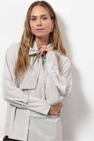 Studio Anneloes Studio Anneloes hollis dot check blouse 13287 Blouse 1487 kit/espresso
