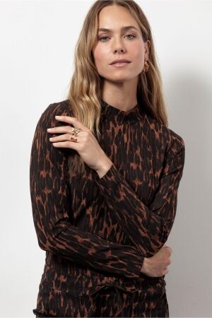 Studio Anneloes Studio Anneloes faith animal top 13250 T-shirt Lange mouw 9997 multi color