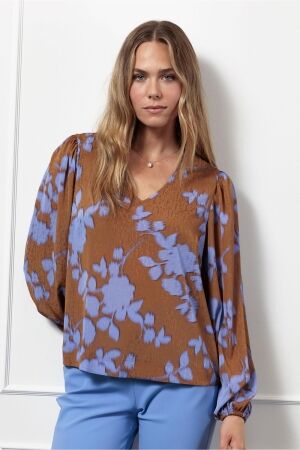 Studio Anneloes Studio Anneloes kylie blurry top 13257 T-shirt Lange mouw 9997 multi color