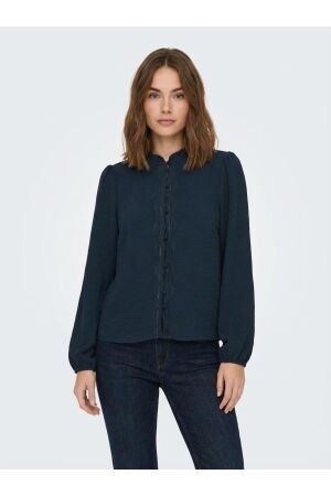 Only Only onlmette life ls loose lace top wvn Blouse 4915527 navy blazer