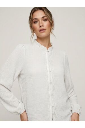 Only Only onlmette life ls loose lace top wvn Blouse 4983469 cloud dancer