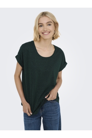 Only Only onlmoster glitter s/s top noos jrs T-shirt Korte mouw scarab