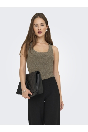 Only Only onlea glitter s/l 2-ways top jrs noos Tops en Singlets falcon gold glitter