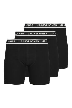 Jack & Jones Jack & Jones jacsolid boxer briefs 3 pack noos Boxershorts black black - black