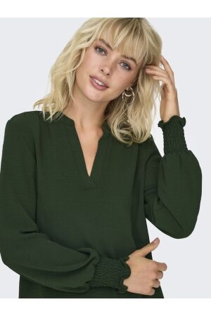 Only Only onlmette v-neck ls smock top noos wvn T-shirt Lange mouw duffel bag