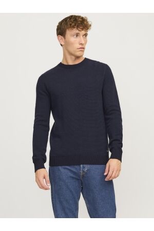 Jack & Jones Jack & Jones jjeglobe knit crew neck noos Trui mood indigo