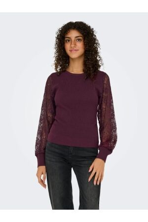 Only Only onlperry life ls mix o-neck knt Trui winetasting