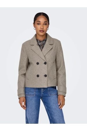 Only Only onlfreja life short db jacket otw noos Jackets mocha meringue